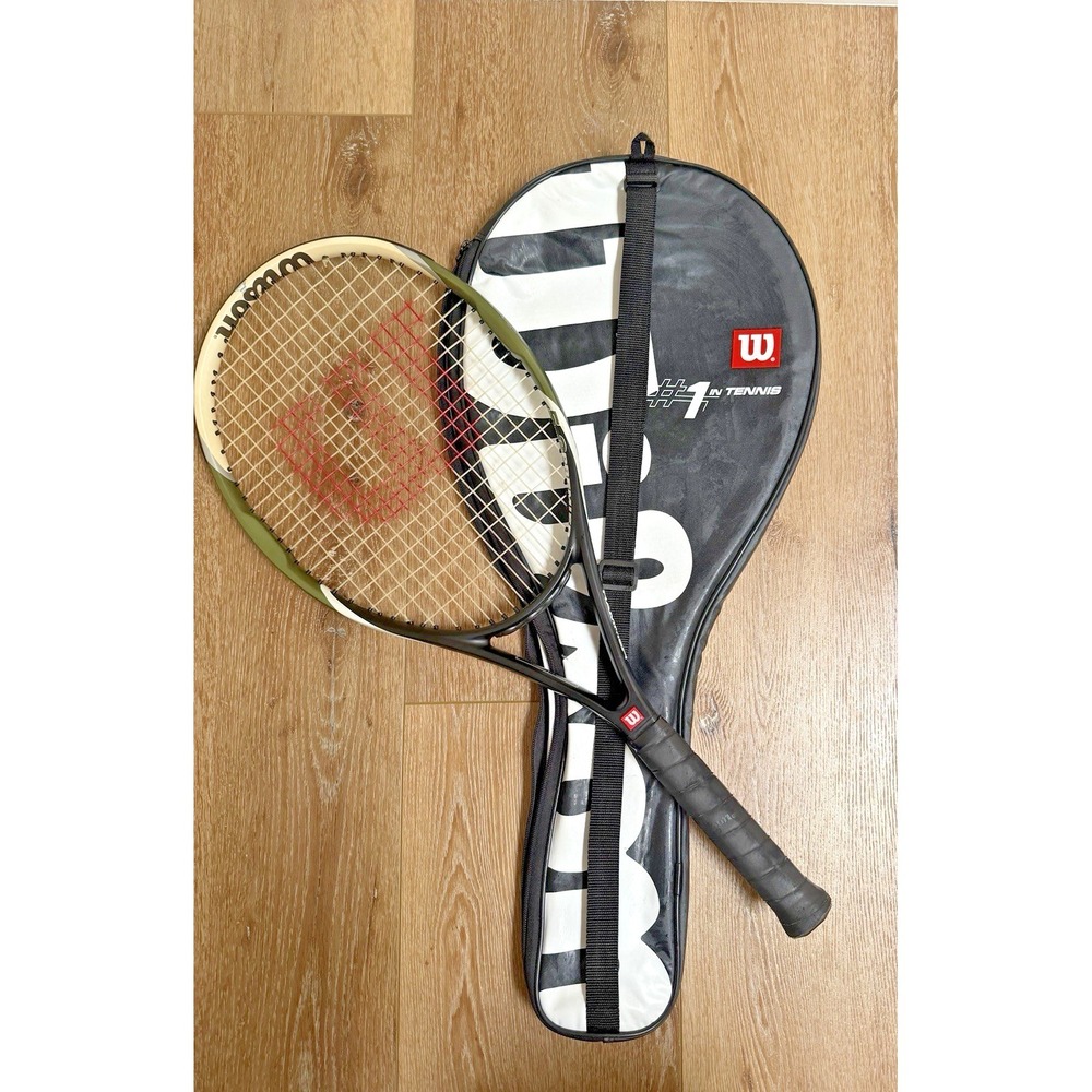 Wilson Hyper Carbon Hammer 5.3 110 Oversize Tennis Racquet 4 3/8 Grip w/ Case